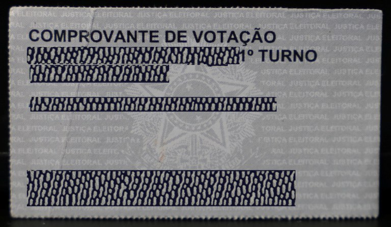 É falso que voto não será computado sem o comprovante de votação