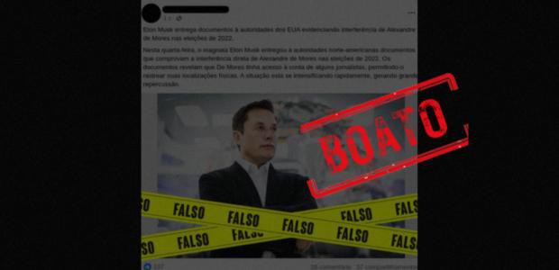 Musk não entregou aos EUA provas de supostas interferências nas eleições brasileiras