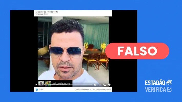 Postagem recicla vídeo de cantor sertanejo com acusação infundada contra urna eletrônica