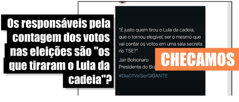 Votos são contados automaticamente pelo TSE, que não é composto apenas por ministros do STF