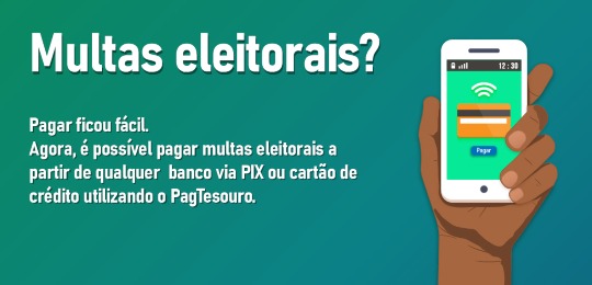 Eleitor(a) pode pagar débitos via Pix em atendimentos presencial e