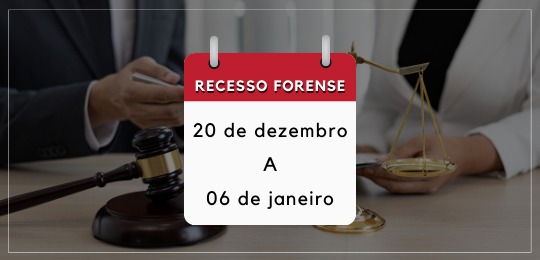 Plantão dos Cartórios e da Secretaria no recesso forense